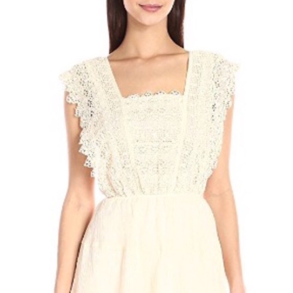 Sleeveless Flora Lace Bodice Fit and Flare Dress - Picture 4 of 6